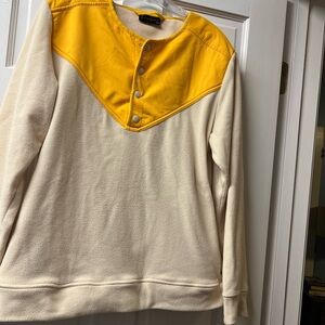 Cotopaxi Yellow and Cream Fleece Pullover